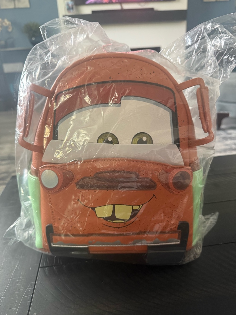 NWT Disney Pixar Cars Tow Mater OG Loungefly Backpack